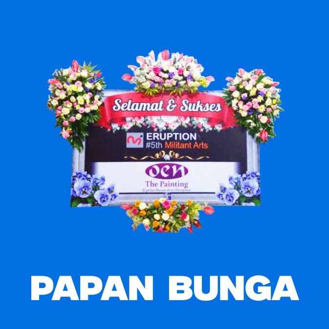 Cetak Papan Bunga Makassar